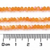 Transparent Glass Beads Strands EGLA-A044-T6mm-MB25-5