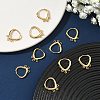 SHEGRACE Brass Hoop Earrings Findings XGR0159G-91G-4