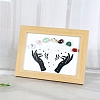 Natural & Synthetic Gemstone and Wooden Picture Frame PW-WG844A8-04-1