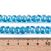 Electroplate Glass Beads Strands EGLA-T021-20G-4