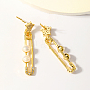 Fashionable Classic Star Tassel Brass Stud Earrings ST4287-1