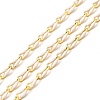 Brass Enamel Curb Chains CHC-C003-13G-02-1