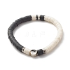 Handmade Polymer Clay Heishi Beads Stretch Bracelets Set BJEW-JB07443-8