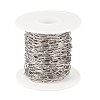 Tarnish Resistant 304 Stainless Steel Paperclip Chains CHS-F010-01E-P-3