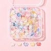200Pcs Gradient Color Transparent Acrylic Beads MACR-FS0002-02-6