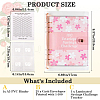 A5 PVC 100 Envelope Challenge Savings Binder AJEW-WH0471-112B-2