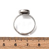 304 Stainless Steel Adjustable Ring Components STAS-B098-02C-P-3