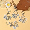 5Pcs Travel Alloy Keychain KEYC-YW00244-5