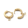 201 Stainless Steel Huggie Hoop Earrings Findings STAS-A167-01J-G-2