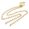 Brass Cable Chain Necklace Making KK-K337-12G-05-1