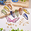  DIY Butterfly Wing Earring Making Kit DIY-TA0005-17-6