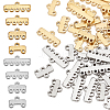 HOBBIESAY 48Pcs 8 Style 304 Stainless Steel Chandelier Component Links STAS-HY0001-37-1