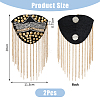 2Pcs Iron Fashion Tassel Epaulette DIY-FH0006-40-2