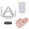 32Pcs Mini Iron Place Card Holders ODIS-SP0001-06-2