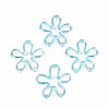 Plated UV Acrylic Beads TACR-S161-04C-3