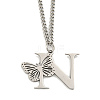 201 Stainless Steel Necklaces NJEW-Q336-01N-P-5