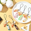 5Pcs Resin Mobile Straps HJEW-YW00291-4