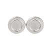304 Stainless Steel Earrings for Women STAS-S125-05P-1