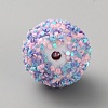 Opaque Acrylic Glitter Beads FIND-CJC0010-111A-21-2