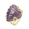 Natural Amethyst Cuff Rings GG-CBA5FCC-04G-09-4