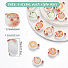 20Pcs 5 Styles Resin Cat Shape Coffee Display Decorations AJEW-SC0001-90-2