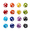 120Pcs 8 Colors Opaque Resin Beads RESI-CW0001-06A-2