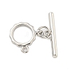 Brass Toggle Clasps KK-A223-08P-7