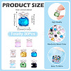 30Pcs Alloy & Glass Charms FIND-TA0008-05P-4