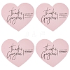 1 Bag Coated Paper Thank You Greeting Card DIY-FS0007-87-1