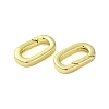 Brass Spring Gate Rings KK-B089-03B-G-2