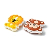 Lion/Tiger/Elephant/Monkey Zebra/Giraffe Silicone Focal Beads SIL-FS0001-19-3