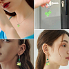 36Pcs 6 Styles Luminous Frog Resin Pendants RESI-SZ0003-50-5