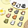 60Pcs 12 Colors Pet Theme PVC Plastic Cabochons FIND-CJ0002-56-5
