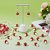 2 Strands Handmade Lampwork Beads Strands LAMP-DC0001-25-4