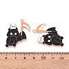 Halloween Theme Alloy Enamel Pendants ENAM-T022-54G-03-3