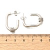 201 Stainless Steel Stud Earrings EJEW-Q026-10P-3