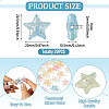 20Pcs UV Plating Transparent Acrylic Beads MACR-TA0002-79-4