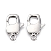 Brass Lobster Claw Clasps X-KK-H513-01A-P-1