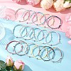 16Pcs Two Tone Waxed Polyester Cord Bracelets for Men Women BJEW-JB11790-1