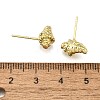 Brass Stud Earrings EJEW-H157-01G-02-5