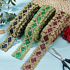 Ethnic Style Embroidery Polycotton Ribbons OCOR-WH0066-34D-5