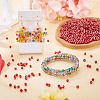 Picasso Baking Paint Glass Seed Beads SEED-TA0001-62I-6