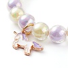 Transparent Acrylic Bead in Bead Stretch Bracelet Sets for Kids BJEW-JB06509-6