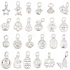 24Pcs 24 Styles Brass Charms FIND-PH0020-24-1