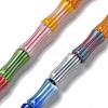 Handmade Millefiori Lampwork Beads Strands X-LAMP-F035-06-1