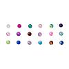18 Colors Spray Painted Crackle Glass Beads CCG-JP0001-02-2
