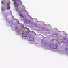 Natural Amethyst Beads Strands LS-G-F460-50-3