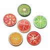 Transparent Printed Acrylic Pendants OACR-P033-06-2