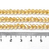 Electroplate Glass Bead Strands EGLA-R015-4mm-30-3