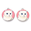 Printed Alloy Pendants ENAM-P246-03P-04-1